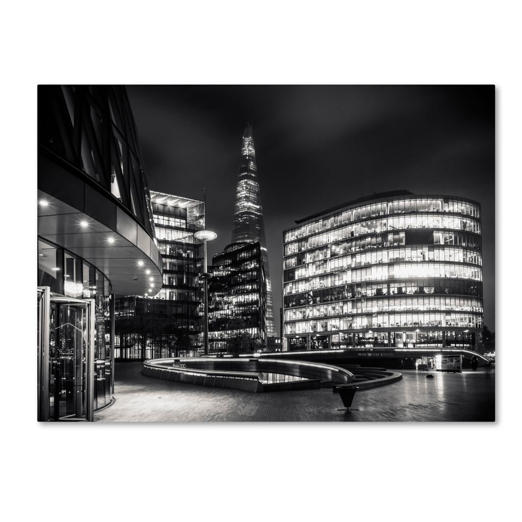 Trademark Fine Art "Gotham Side of London" Canvas Art by Giuseppe Torre