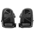 thumbnail image 3 of Luces traseras LED completas Union Jack con señales de giro secuenciales IP67 impermeables para Countryman F60 2017-2022 negro, 3 of 12