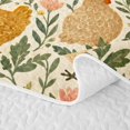 thumbnail image 5 of Erosebridal Chicken Twin Quilt Set for Girls, Wildflowers Twin Coverlet Set, 2-Piece 1 Bedspread and 1 Pillowcase, 5 of 7