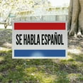 thumbnail image 5 of Se Habla Español Yard Sign 10 Pack of 12 Inch x 16 Inch Single Sided Weatherproof Heavy-Duty Plastic with Stake | Spanish Language Assistance, Professional Signage, Clear Display | Made, 5 of 7