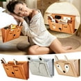 thumbnail image 5 of Yunuuuoa Bedside Storage Organizer Hanging Bag for Bed Headboard, Under Mattress Caddy with Multiple Pockets for Laptop, Tablet, Phone, Books, Remote Control, Nightstand Essentials Holder, 5 of 5