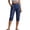 Navy, variant on Utoimkio Single Button Fly Cuff Button Detail Capri Cropped Pants for Women Solid Mid Calf Casual Walking Outdoor Trousers with Side Slip Pockets