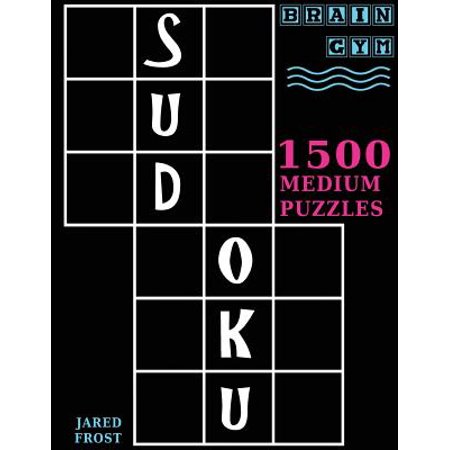 Sudoku 1500 Medium Puzzles To Exercise Your Brain Big Book Great Value Brain Gym Series Book - 