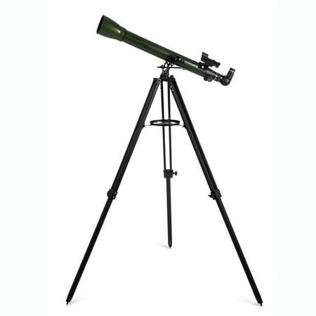 Celestron ExploraScope 60AZ 60x 700mm Red Dot Telescope with Tripod, Green