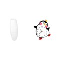 thumbnail image 1 of Lámpara De Pie De Papel Con Reloj De Pingüino De Madera, Multifuncional Y Con Función De Reloj Para Dormitorio, Hotel Y Hogar., 1 of 8