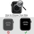 thumbnail image 5 of JETech Case with Screen Protector Compatible with Apple Watch SE (2022/2020) /Series 6 5 4 44mm, Overall Protective Cover, Built-in Tempered Glass Film High Sensitivity, 2 Pack (Black), 5 of 6
