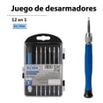 thumbnail image 2 of Juego Desarmadores De Precision 12 En 1 Mango Destornillador ROKR MRK-004, 2 of 6