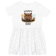 thumbnail image 3 of Inktastic Happy Groundhog Day Cute Girls Toddler Dress, 3 of 5