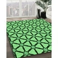 thumbnail image 2 of Ahgly Company Indoor Rectangle Patterned Deep Emerald Green Area Rugs, 7' x 9', 2 of 6