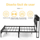 thumbnail image 3 of Cama Queen FABATO con cabecera Puertos USB y Luces LED, 3 of 7