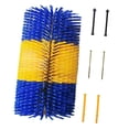 thumbnail image 1 of Cepillo rascador para ganado, cepillo resistente para vacas, ciervos y alces. azul amarillo, 1 of 9