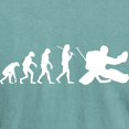 thumbnail image 3 of CafePress - The Evolution Of The Hockey Goalie T Shirt - Mens Comfort Colors Shirt, 3 of 5