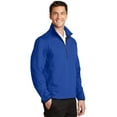 thumbnail image 4 of Port Authority Active 1/2 Zip Soft Shell Jacket-XL (True Royal), 4 of 6