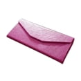 thumbnail image 2 of Minnieouse Caliente gafas de sol caja plegable PU resistente al agua gafas caso Color sólido portátil gafas organizador de protección Cadenas y cordones para anteojos rosa Minnieouse PS9053-03, 2 of 4