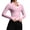 Pink -AO15, variant on Dwellite Women's Cropped Lightweight Stretchy Running Track Jackets Zip Up Quick Dry Long Sleeve Athletic Yoga Tops with Thumb Holes Black 2XL