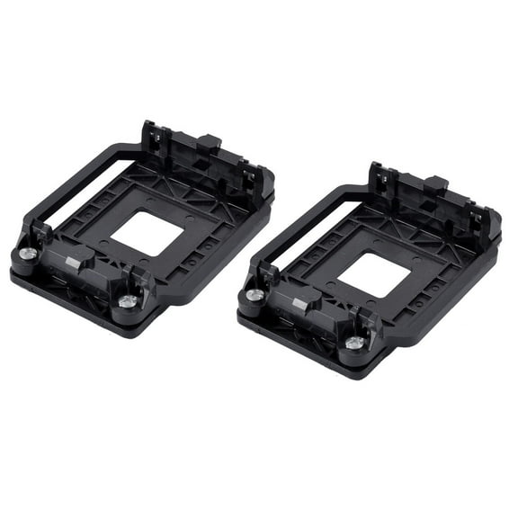 2pcs Plastic CPU Fan Stand Bracket Base Socket Black for AMD AM2 AM3 AM2  AM3 