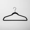 thumbnail image 4 of 30 Pack Black Velvet Hangers - Premium Flocked Suit Hangers for Sweaters, Shirts, Dresses & Suits, Non-Slip Strong Clothes Hangers, 4 of 6