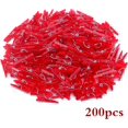 thumbnail image 2 of Aylifu 200 Pieces Red Plastic Clothespins Mini Transparent Craft Clips Utility Pictures Paper Peg Pins for Hanging Photos String Fairy Lights Wedding Party Decor, 2 of 7