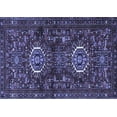thumbnail image 1 of Ahgly Company Indoor Rectangle Persian Blue Traditional Area Rugs, 8' x 10', 1 of 4