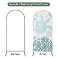 Arch Backdrop Cover 7.2 ft Turquoise Turtle Arch Backdrop Stretch Ocean ...