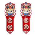 thumbnail image 3 of HILABEE Chinese New Year Couplets Spring Festivals Chunlian Housewarming Gift, Door Sign Window Sticker Decals for Wall Holiday Party C, 3 of 8