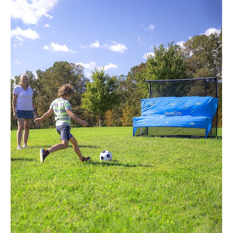 HearthSong Large Soccer Arcade Outdoor Active Game Set with Soccer