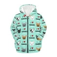 thumbnail image 1 of Xoenoiee Love French Bulldog Kids Hoodies Zip Up Jacket with Pocket for Boys Girls 14-16 Years Teens Long Sleeve Hooded Sweatshirt Fall Winter Active Wear Athletic Coat, 1 of 7