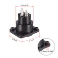 thumbnail image 2 of Unique Bargains 3-Pin XLR Female Jack Panel Mount For Microphone Connector Adapter Converter Audio Speaker Twist Lock 10Pcs, YL3063, 2 of 3