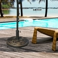 thumbnail image 2 of Outsunny Base de Parasol de Patio 25 lb Base de Parasol de Marché Support Bronze, 2 of 10