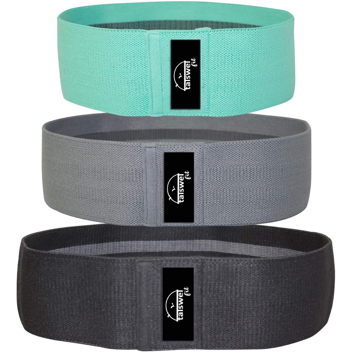 Walito Fabric Athletic Resistance Bands Legs and Butt Exercise with Anti Slip Elastic Green Pink Purple Walmart