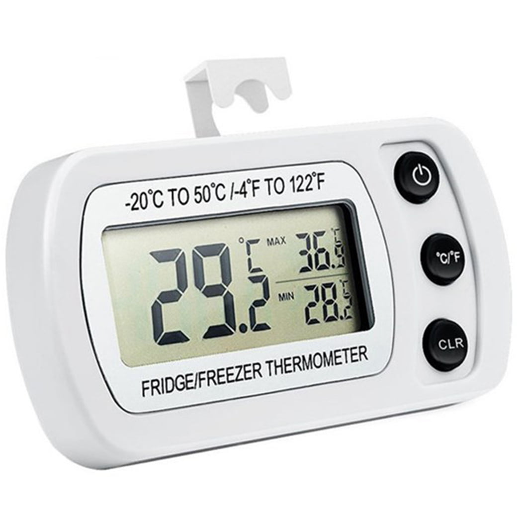 Digitaler Kühlschrank-Thermometer mit Wecker und maximale minimale... 