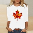 thumbnail image 1 of TIMIFIS Hauts pour Femmes, Chemises Décontractées à Manches 3/4, Tunique Ample Imprimée, 1 of 4