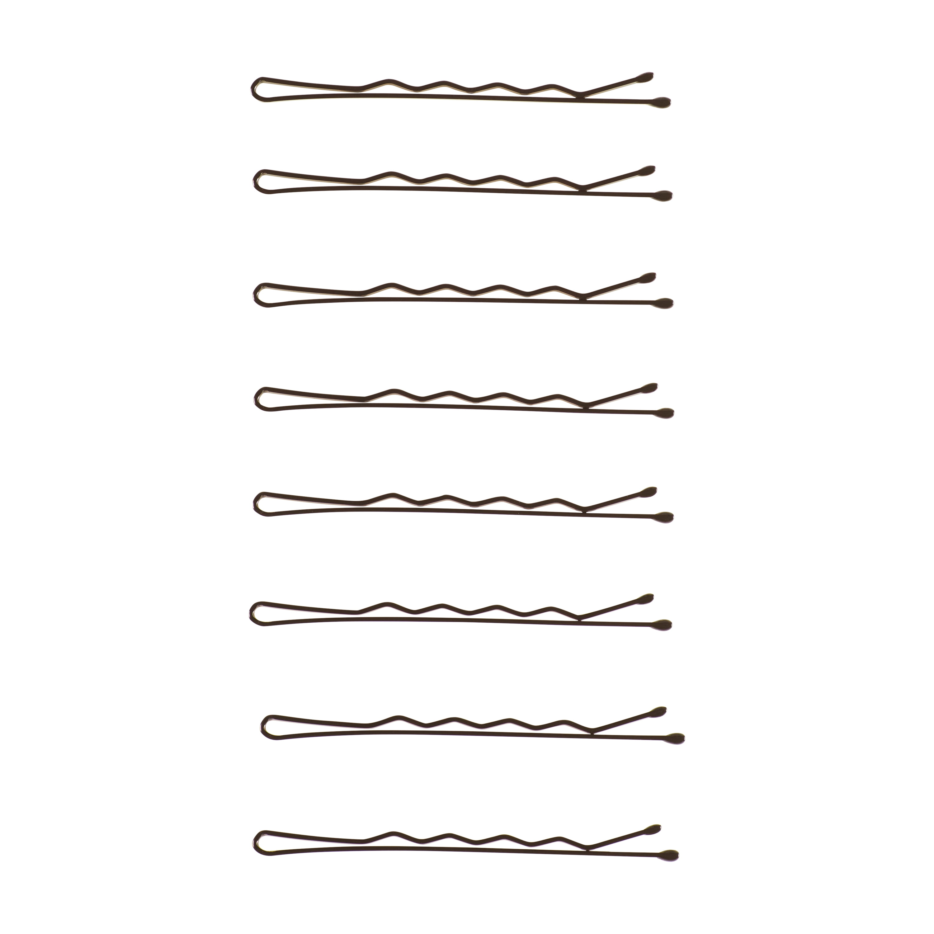 (6 pack) Goody Bobby Pins, Slide Proof Grip, Secure Hold Hair Pins, for All Ages, Black, 90 Ct
