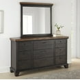 thumbnail image 2 of Steve Silver Bear Creek Acacia Wood 6-Drawers Bedroom Dresser, Brown, 2 of 8