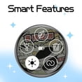 thumbnail image 3 of E87 Smart Bluetooth Digital Badge Pin, 1.7-inch HD LED Screen, Custom GIF & Video Display, Wearable Anime Peripheral Tech, 3 of 6