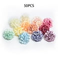 thumbnail image 5 of Gerich Artificial Silk Floral Flower Head Hydrangea, 50 Pcs Silk Hydrangea Flowers Artificial Flowers Heads for Wedding Party Decor Craft DIY, 5 of 8