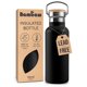 thumbnail image 1 of Termo Bambaw 710 ml Botella Aislada de Acero Inoxidable Negra, 1 of 8