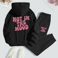 thumbnail image 4 of Men's And Women's Hooded Sweatshirt And Long Pants Set Unisex Activewear Tracksuit For Workout Gym And Casual Wear Women Tracksuit Body on Buckle High Neck Jumpsuit Interview Outfits for Women Lace, 4 of 4