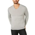 thumbnail image 2 of Club Room Men’s Merino Performance V-Neck Sweater, Smoke Heather, XXX-Large, 2 of 3