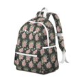 thumbnail image 2 of Pioneer Flower Backpack for School,Cute School Bag,Schoolbag with Adjustable Shoulder Straps & Padded Back,13.4"x11"x4.7", 2 of 6
