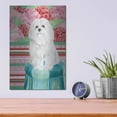 thumbnail image 4 of Luxe Metal Art 'Della Rose Maltese' by Carolee Vitaletti, Metal Wall Art, 12"x16", 4 of 7