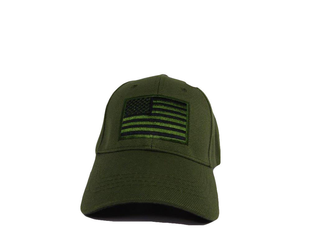 American Flag Hat (OD Green)