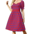 thumbnail image 2 of 2024 Blue and Red Buffalo Herd - Buffalo Sports Dress dresses for womens, 2 of 7