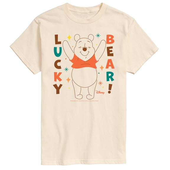 Winnie the Pooh - Lucky Bear - Men's Short Sleeve Graphic T-Shirt
