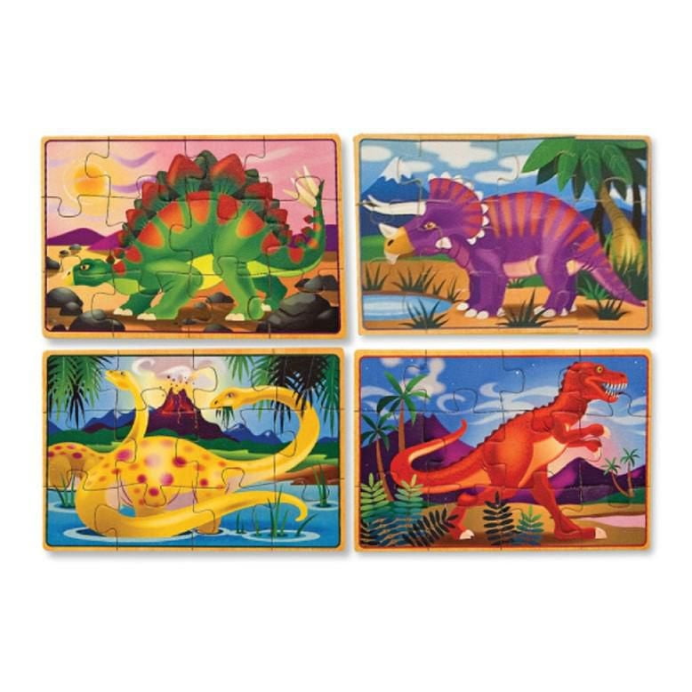 Melissa & Doug Dinosaurs Puzzles in a Box