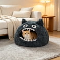 thumbnail image 6 of Sahpxhe Dog Bed Soft Plush Monster Shaped Pet Cave Bed, Cozy Enclosed Pet House With Fun Cartoon Appearance For Small Dogs Cats Indoor, 6 of 6