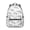 Dinosaur and Skeleton-2, variant on Dinosaur and Silhouette Off White Backpack for School, Cute School Bag with Adjustable Shoulder Straps and Padded Back, 15.3"x11"x7.1"