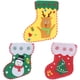 thumbnail image 1 of GOOHOCHY 4 piezas Bolsas de tela navideñas para niños, decoración navideña hecha a mano, 1 of 8