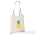 thumbnail image 6 of CafePress - Yellow Stencil Pineapple Cute Women Girls Tote Bag - Unisex Canvas Tote Bag, Beige, 1-Piece, 6 of 6
