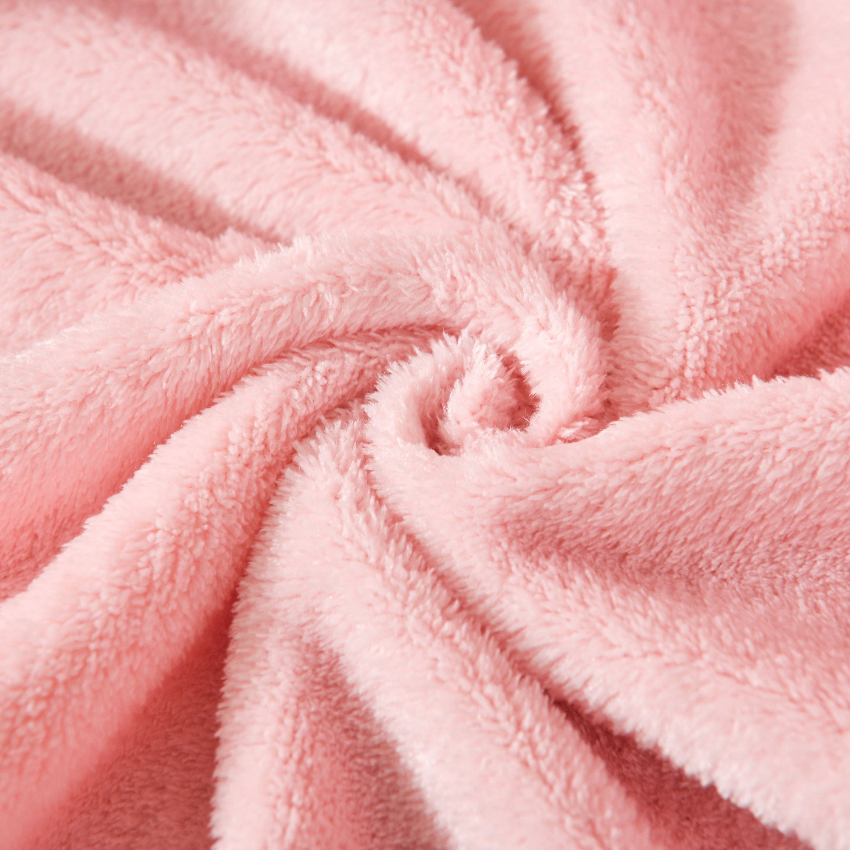 Mainstays Ms Pom Throw Coral Whisper, 50"x70"